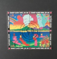 N° 227 à 230       Sommet Planète Terre - Juin 1992  -  Bloc De 4 - Used Stamps