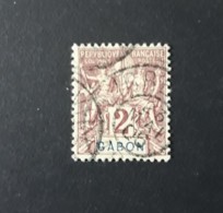 N° 17      2 C. Lilas-brun Sur Paille - Used Stamps