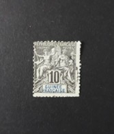 N° 5      10 C.  Noir Sur Lilas - Used Stamps