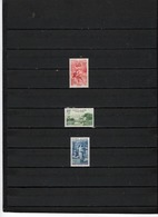 N° 346 à 348 = 3 TIMBRES ALGERIE NEUFS**  DE 1957     Cote : 29,40 € - Neufs