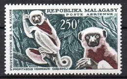 Col15 Madagascar 1961 PA Lémurien N° 86  Neuf X MH Cote : 10,00€ - Madagaskar (1960-...)