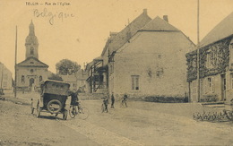 Tellin Rue De L' Eglise  Automobile  Voyagé - Tellin