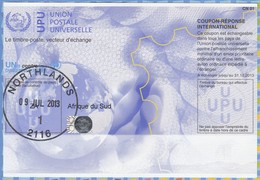 SOUTH AFRICA - 2013 - International Reply Coupon - Lettres & Documents
