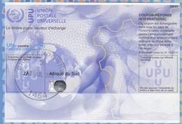 SOUTH AFRICA - 2013 - International Reply Coupon - Briefe U. Dokumente