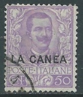 1905 LEVANTE LA CANEA USATO FLOREALE 50 CENT - RA14 - La Canea