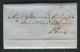 Pays Bas - Lettre ( Avec Texte ) De Amsterdam Pour La France En 1861 - Prix Fixe - Réf JJ 157 - Lettres & Documents