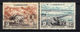 CAMERUN - 1956 - PROGETTO FIDE - SVILUPPO DEI PAESI AFRICANI - USATI - Used Stamps