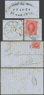 ARGENTINA: GJ.25, 4th Printing, Fantastic Example Of Clear Impression And Very Well Perforated, On Cover Sent To Valpara - Oblitérés