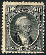 ARGENTINA: GJ.43, Posadas 60c. Lightly Disturbed Gum, Very Good Front! - Otros & Sin Clasificación