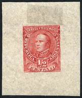 ARGENTINA: GJ.97, ½c. Justo José De Urquiza, DIE PROOF On Very Thin And Translucent Paper, Rose-red, VF Quality! - Autres & Non Classés