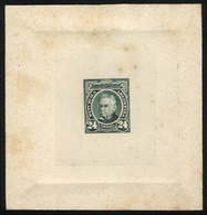 ARGENTINA: 24c. Vicente López (unissued), DIE ESSAY, SECOND STAGE (second "4" With Retouch), Green, Printed On Thin Pape - Other & Unclassified