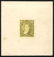 ARGENTINA: GJ.112, 40c. Moreno, DIE PROOF In Apple Green, Very Thick Paper, VF Quality - Altri & Non Classificati