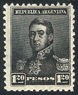 ARGENTINA: GJ.187, 1.20P. San Martín, Large Sun Wmk, Perf 11½, VF Quality - Autres & Non Classés