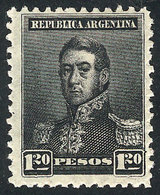 ARGENTINA: GJ.187, 1.20P. San Martín, Large Sun Wmk, Perf 11½, VF Quality - Andere & Zonder Classificatie