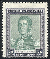 ARGENTINA: GJ.420, 5P. Centenary Of Independence, Fine Quality - Autres & Non Classés