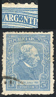 ARGENTINA: GJ.527, 5c. Centenary Of Mitre, With Variety: "E" Of ARGENTINA Incomplete, Used, VF Quality" - Otros & Sin Clasificación