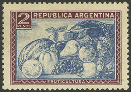 ARGENTINA: GJ.813, 2P. Fruit, Without Watermark, VF - Autres & Non Classés