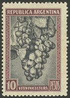 ARGENTINA: GJ.815, 10P. Grapes, Without Watermark, VF - Autres & Non Classés