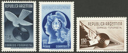 ARGENTINA: GJ.836/8, Fonopost, Cmpl. Set Of 3 Values, VF Quality, Low Start! - Autres & Non Classés