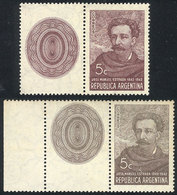 ARGENTINA: GJ.868, 15c. Discovery Of America 450 Years, Straight Rays Wmk, VF Quality - Autres & Non Classés