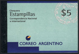 ARGENTINA: Booklet GJ.2703 (1), Logo Of The Argentine Post, Booklet $5 (2x $0.25 + 6x $0.75) - Altri & Non Classificati