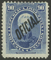 ARGENTINA: GJ.29, 90c. Saavedra, VF Quality - Servizio