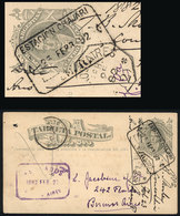 ARGENTINA: 4c. Postal Card Sent To Buenos Aires On 23/FE/1882, With Rectangular Datestamp Of ESTACIÓN CHAJARÍ (Entre Río - Cartas & Documentos