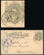 ARGENTINA: 4c. Postal Card Sent To Buenos Aires On 16/FE/1883, With Datestamp Of CONCEPCIÓN DEL URUGUAY (Entre Ríos)  An - Cartas & Documentos