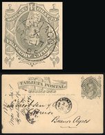 ARGENTINA: 4c. Postal Card Sent To Buenos Aires On 17/FE/1885, With Datestamp Of SANTIAGO DEL ESTERO And Arrival Marks,  - Cartas & Documentos