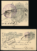 ARGENTINA: 4c. Postal Card Sent To Buenos Aires On 26/MAR/1886, With Rectangular Datestamp Of ESPERANZA (Santa Fe) And T - Cartas & Documentos