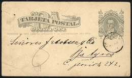 ARGENTINA: 4c. Postal Card Sent To Buenos Aires On 12/AP/1886, With Datestamp Of PERGAMINO (Buenos Aires) And Arrival Ma - Storia Postale