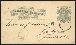 ARGENTINA: 4c. Postal Card Sent To Buenos Aires On 12/AP/1886, With Datestamp Of PERGAMINO (Buenos Aires) And Arrival Ma - Cartas & Documentos