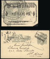 ARGENTINA: 4c. Postal Card Sent To Buenos Aires On 7/MAY/1886, With Datestamp Of SAN JUAN And Arrival Marks, VF Quality - Cartas & Documentos