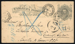 ARGENTINA: 4c. Postal Card Sent To Buenos Aires On 23/JUN/1888, From Córdoba, No Dispatching Cancel But With Arrival Dat - Cartas & Documentos