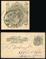 ARGENTINA: 4c. Postal Card Sent To Buenos Aires In NO/1888, With Datestamp Of ESPERANZA (Santa Fe) And Arrival Marks, VF - Storia Postale