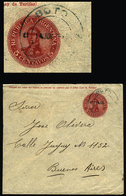 ARGENTINA: Stationery Envelope Sent To Buenos Aires On 14/JUN/1911, With Postmark Of "SOTO" (Córdoba), VF Quality" - Cartas & Documentos