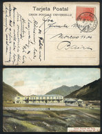 ARGENTINA: Postcard Sent From Mendoza To Buenos Aires On 9/DE/1911, Franked With 5c. Plowman (GJ.317), With View Of Hote - Covers & Documents