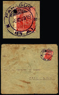 ARGENTINA: Front Of Cover Sent From "PARAGUIL" (Buenos Aires) To Puan On 6/NO/1915, VF Quality" - Lettres & Documents