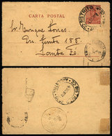 ARGENTINA: Lettercard Sent From Rosario To Santa Fe On 5/DE/1921 Cancelled "DISTRITO 22", VF Quality" - Storia Postale
