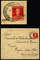 ARGENTINA: Stationery Envelope Sent To Buenos Aires On 9/AU/1923, With Postmark Of  "BARRIO PIÑEYRO" (Buenos Aires)" - Storia Postale