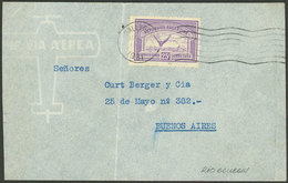 ARGENTINA: Río Gallegos - Buenos Aires, Airmail Cover Franked With 25c., Used In 1931, Rare! - Cartas & Documentos