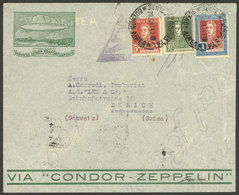 ARGENTINA: Cover Flown By Zeppelin From Buenos Aires To Zurich (Switzerland) On 29/JUN/1934 On The 3rd Flight Of The Yea - Covers & Documents