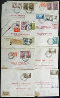 ARGENTINA: More Than 130 Covers Used Between Circa 1940/1960, Sent To Buenos Aires From Varied Cities, Stations And Trav - Lettres & Documents