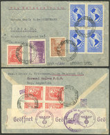 ARGENTINA: Cover Sent From Coronel Suarez (Buenos Aires) To Germany Via USA On 23/SE/1940, Franked With 5c, 5x 12c And 4 - Cartas & Documentos