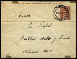 ARGENTINA: Stationery Stationery Sent From "MIRA PAMPA" (Buenos Aires) To Buenos Aires City On 25/NO/1941, VF" - Lettres & Documents