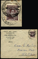 ARGENTINA: Cover With Advertising For Restaurant & Bar, With Postmark Of "BOCA DEL TORO" (Buenos Aires)" - Cartas & Documentos