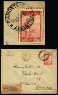 ARGENTINA: Registered Cover With Postmark Of "PIAMONTE" (Santa Fe) Sent To Buenos Aires On 26/AP/1943, VF Quality" - Storia Postale