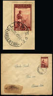 ARGENTINA: Cover Sent From ELISA (Santa Fe) To Buenos Aires On 16/JUL/1943, VF Quality - Cartas & Documentos