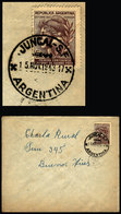 ARGENTINA: Cover Sent From JUNCAL (Santa Fe) To Buenos Aires On 15/NO/1943, VF Quality - Covers & Documents