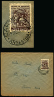 ARGENTINA: Cover With Postmark Of "CARMEN" (Santa Fe) Mailed On 6/DE/1943 To Buenos Aires, VF Quality" - Cartas & Documentos